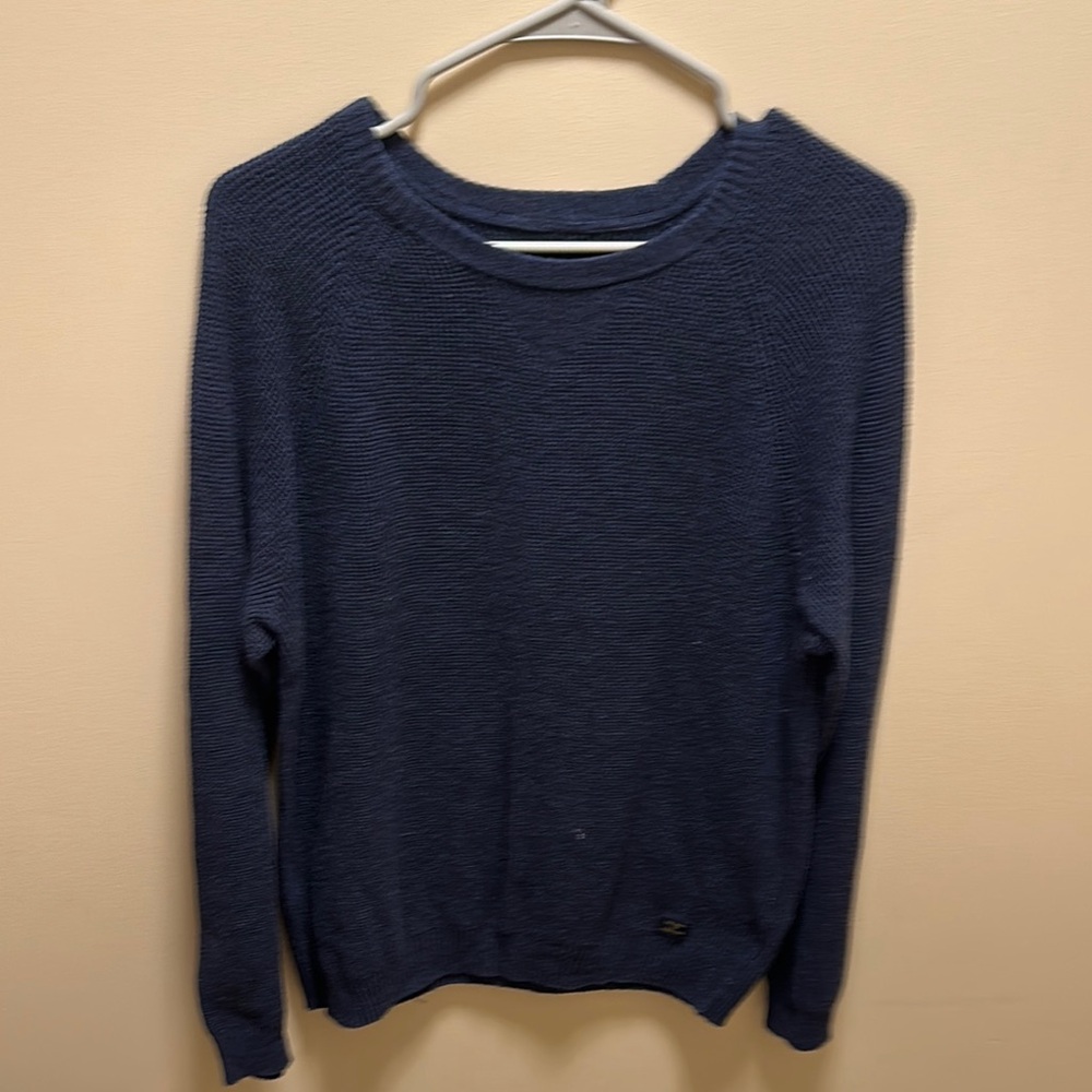 Navy Blue Knit Sweater